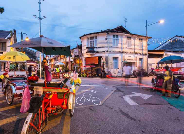 Centri commerciali e mercati a Georgetown, Penang / Malaysia