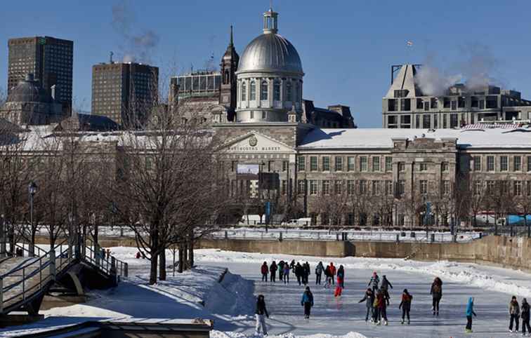 Pattinare Montreal Old Port Bonsecours Basin Stagione 2017-2018 (Natrel Rink)