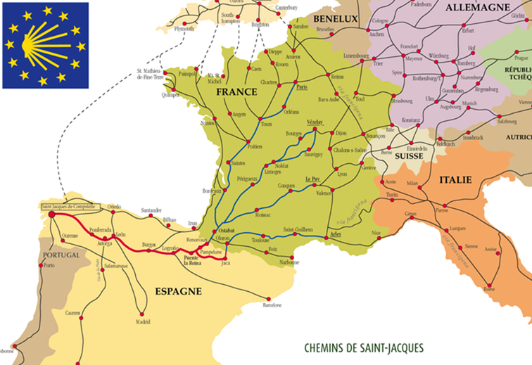 Las muchas rutas del Camino de Santiago / España