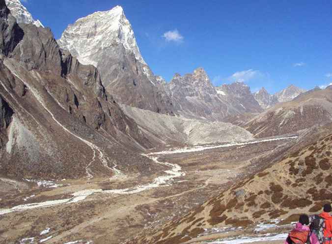 Il campo base da Trekking ad Everest / Nepal