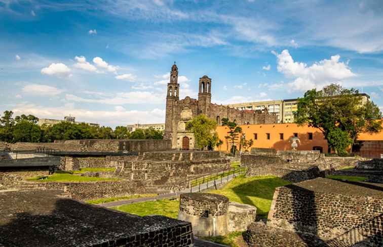 Tlatelolco - Plaza der 3 Kulturen in Mexiko-Stadt