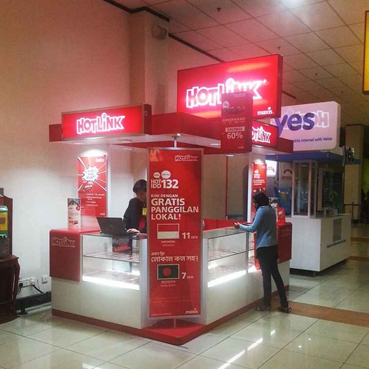 Verwenden Sie die Hotlink GSM Prepaid SIM-Karte von Maxis in Malaysia
