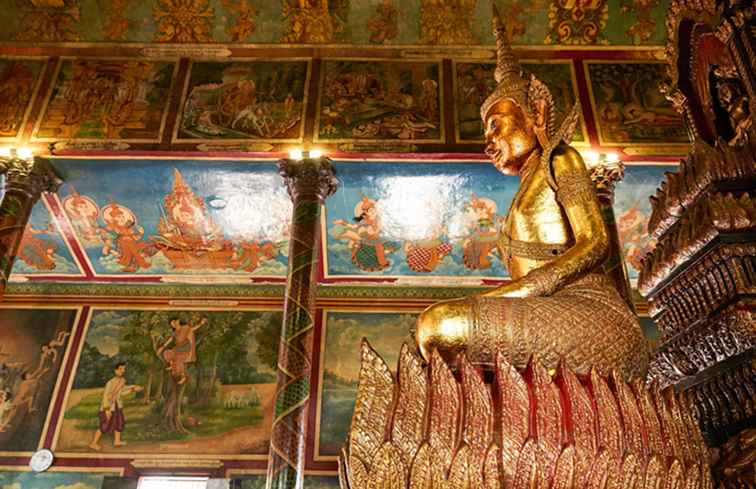 Visite du temple Wat Phnom de Phnom Penh / Cambodge