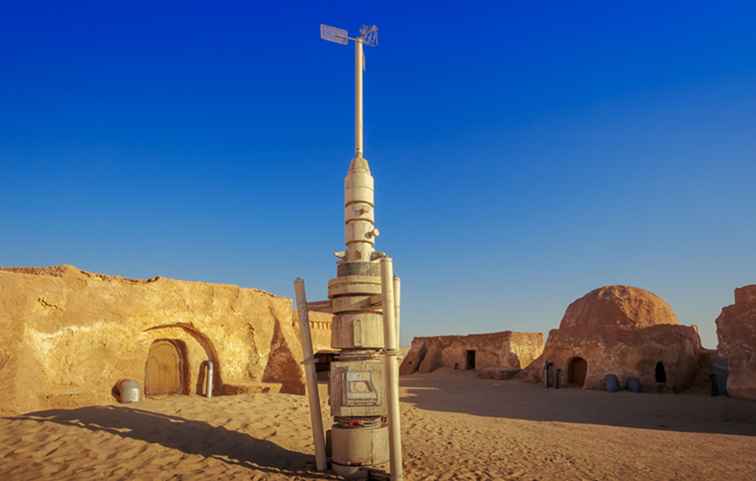 Besöker Star Wars Sets of Southern Tunisia / tunisien
