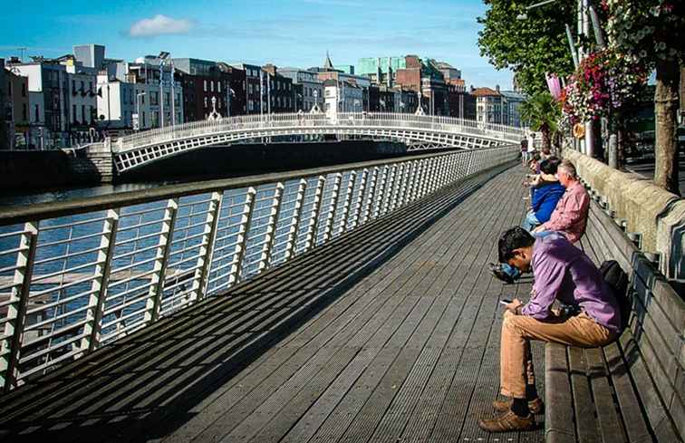 Wandelen door Dublin Langs de Liffey