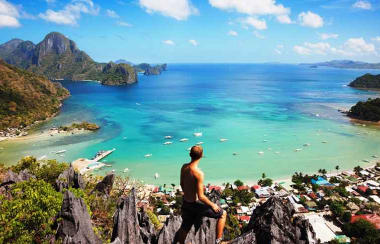 Vad du hittar när vandra i El Nido, Palawan / Asien