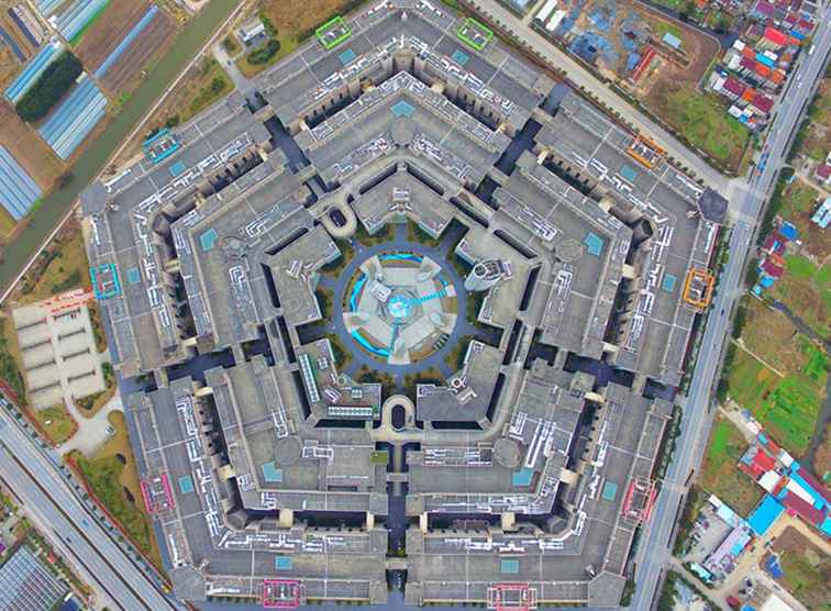 Pourquoi existe-t-il un faux pentagone en Chine?