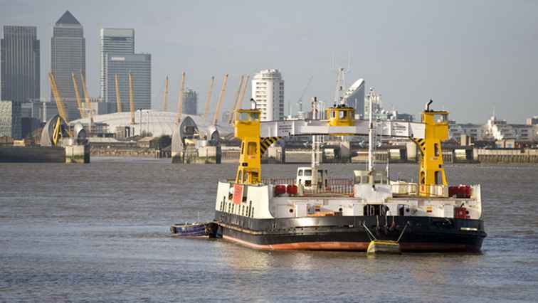 Un guide du ferry de Woolwich / Angleterre