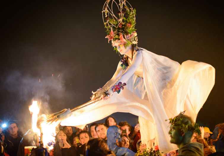 Beltane - Välkomnande sommar med en gammal keltisk festival / england