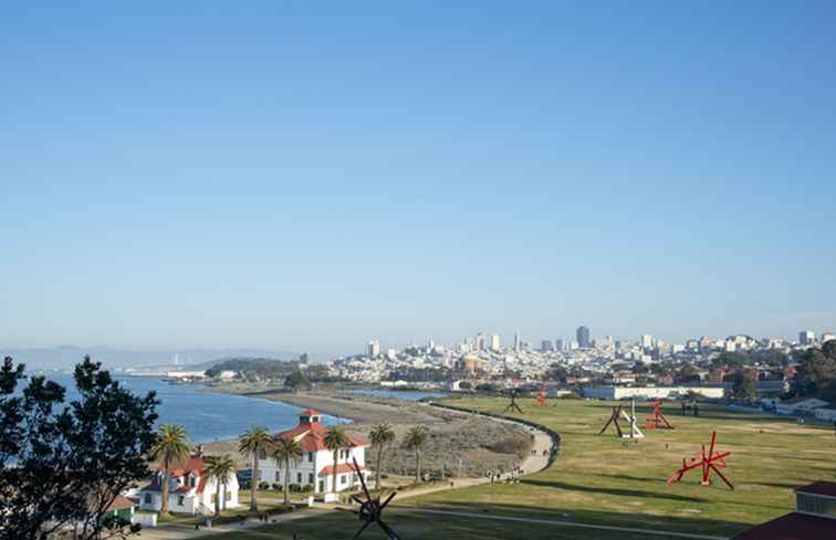 Crissy Field zum Fort Point San Francisco's Scenic Walk / Kalifornien