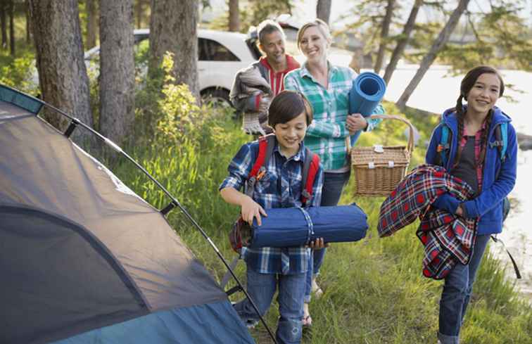 Hur man går på camping på en budget / Camping