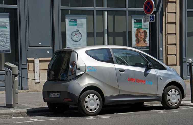 Hoe een elektrische auto huren in Parijs met Autolib ' / Frankrijk