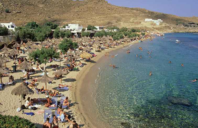 Mykonos, Grèce Guide de Paradise Beach Nude Beach