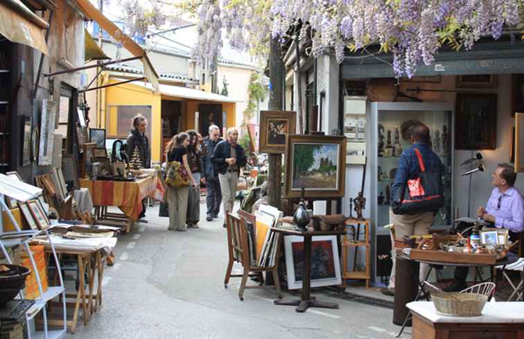 Navigieren in den besten Flohmärkten von Paris / Frankreich