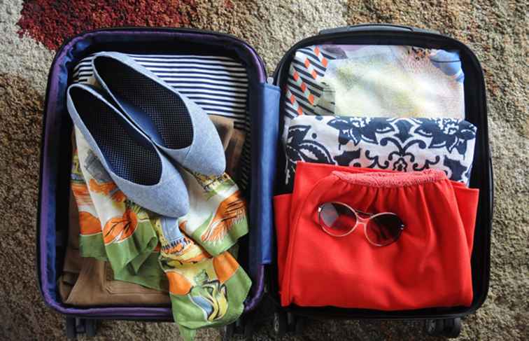 Platzsparende Gepäckverpackung Tipps