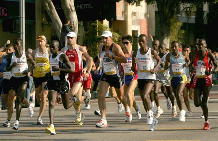 El maratón de Los Ángeles 2018 / California