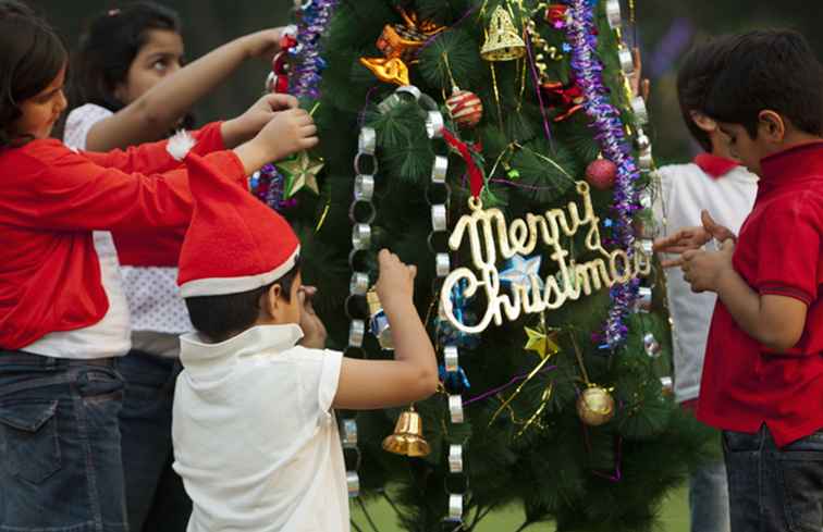 12 kleurrijke foto's van Kerstmis in India / 