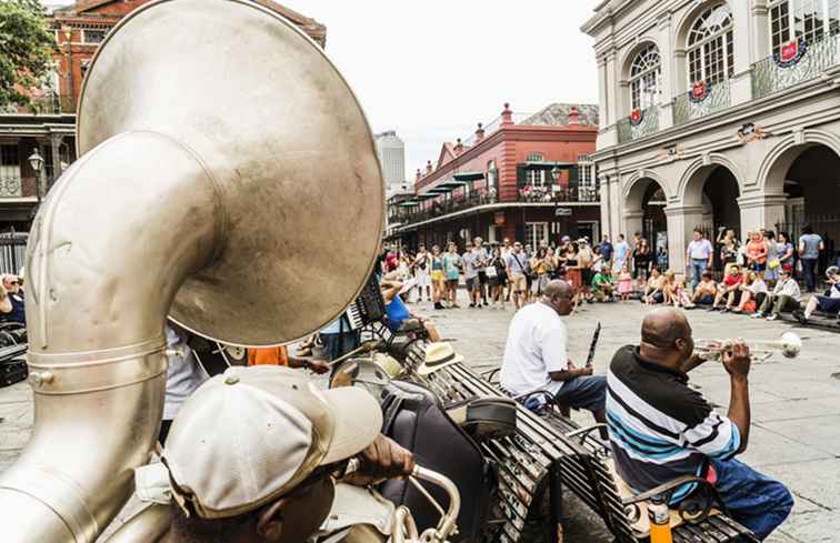 Eine Geschichte des französischen Viertels in New Orleans