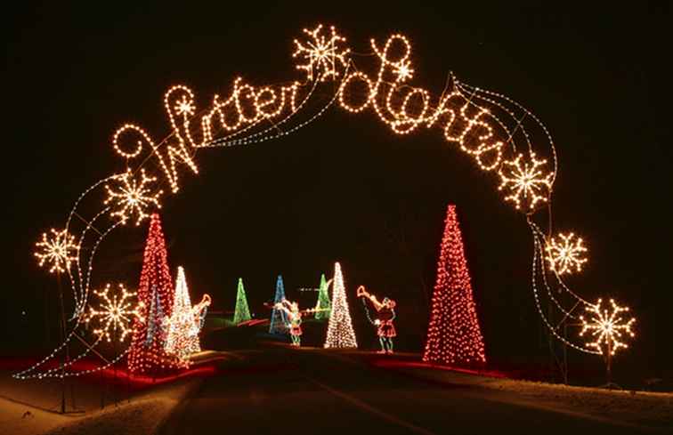 Luci di Natale a Seneca Creek State Park / Maryland