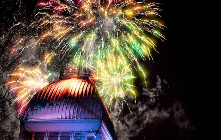 Montreal oudejaarsavond 2018 vuurwerk / Montreal