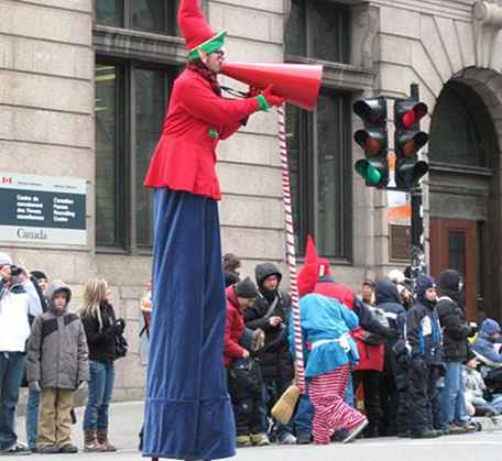 Santa Claus Parade van Montreal - Défilé du Père Noël / Montreal