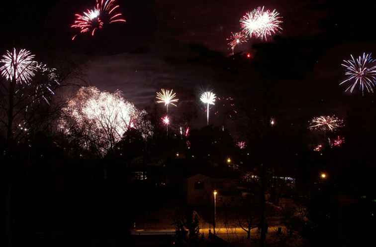 Silvester in Stockholm, Schweden