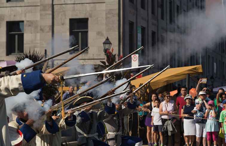 Pointe-à-Callière Eventi Mercato del XVIII secolo 2017 / Montreal