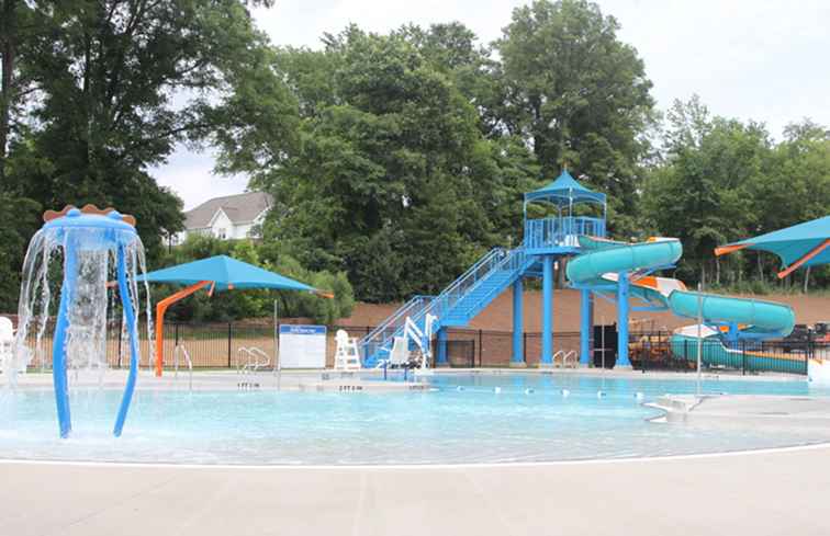 Piscine pubbliche e giochi d'acqua a Charlotte / Carolina del Nord