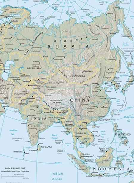 Mappe delle crociere in Asia meridionale e orientale / Pianificazione