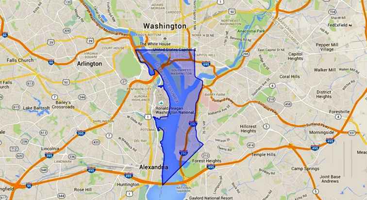 SW Washington DC Maps et SW Waterfront Guide / Washington DC.