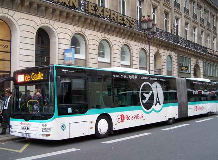 Med Roissybus till eller från Charles de Gaulle flygplats / frankrike