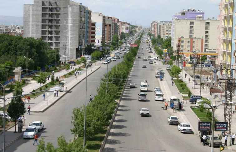 De stad Batman in Turkije