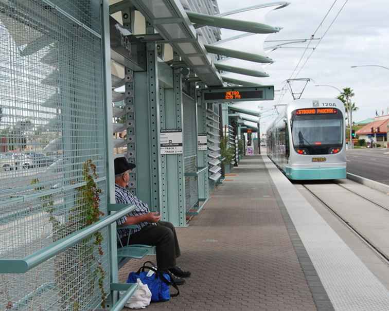 Stations de métro de la vallée de Phoenix à Phoenix, Tempe, Mesa Maps / Arizona