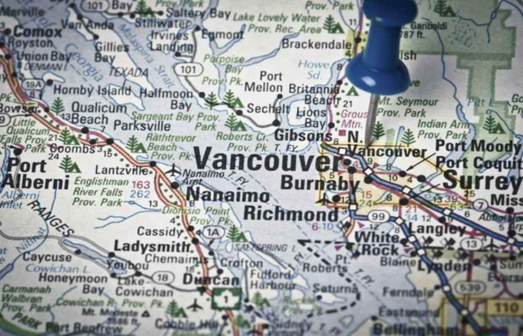 Lage Vancouver - Vancouver Lageplan