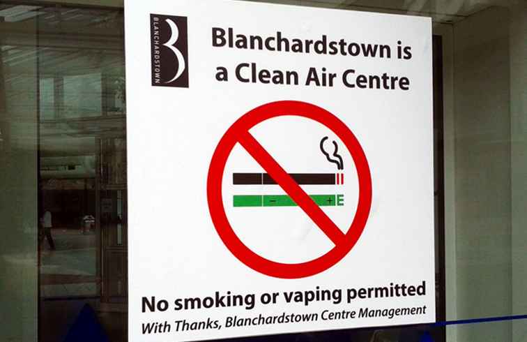 Vapeurs et cigarettes électroniques sous l'interdiction de fumer en Irlande / Irlande