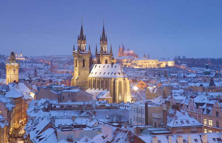 Besuch in Prag im Winter