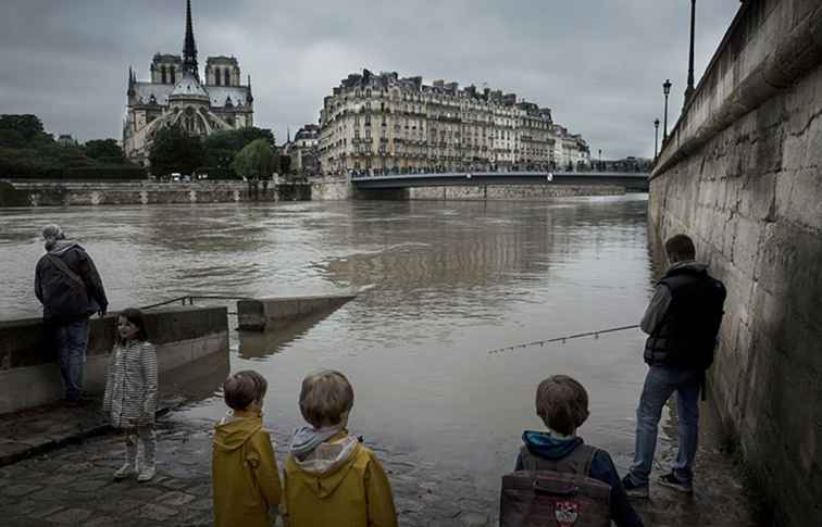 Lo que realmente se ve en París cuando inunda / Francia