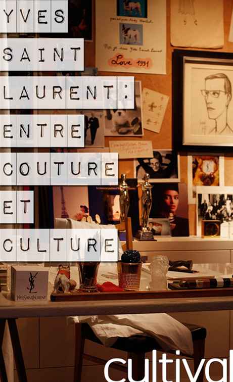 Yves Saint Laurent Studio in Paris / Frankreich