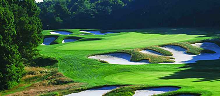 Bethpage Black Golf Course in de staatsparken van New York / New York