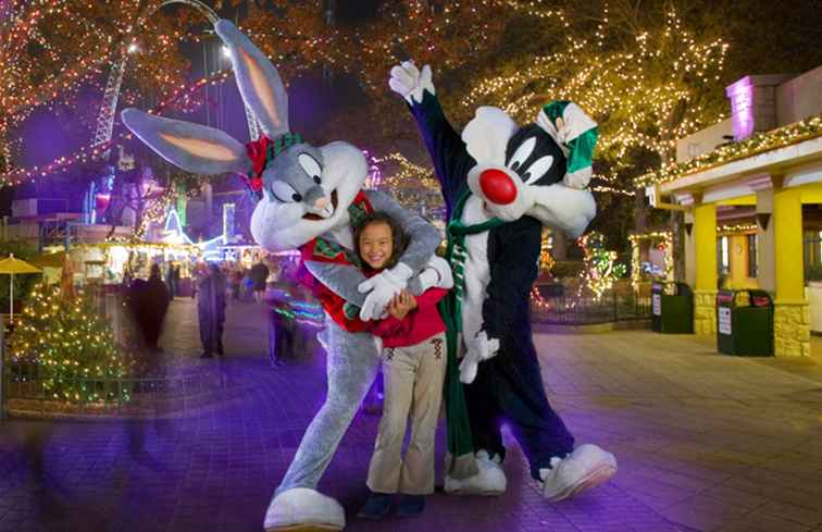 Vier kerst bij Six Flags / Attractieparken