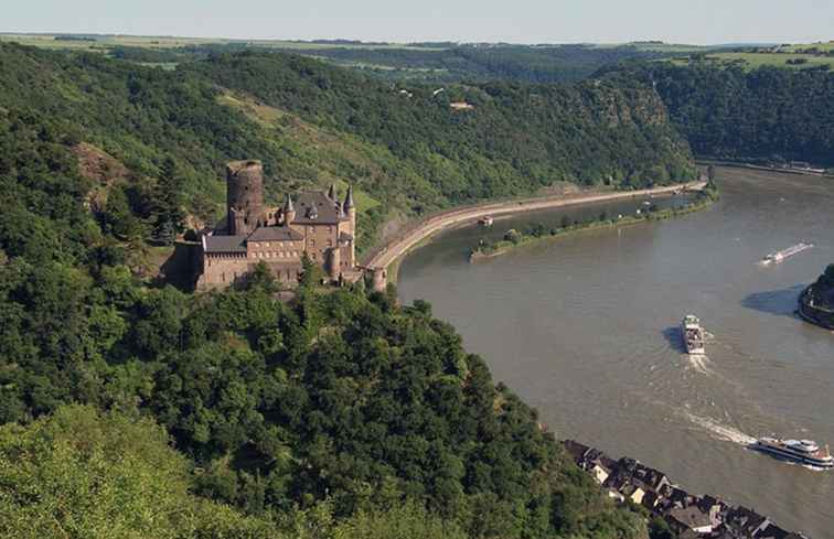 Conducir el valle superior medio del Rin de Alemania / Alemania