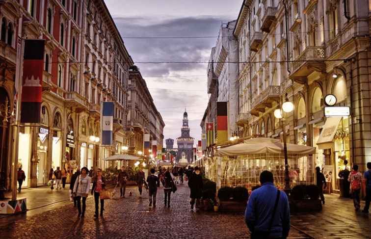 Januari och februari Händelser i Milano / Italien