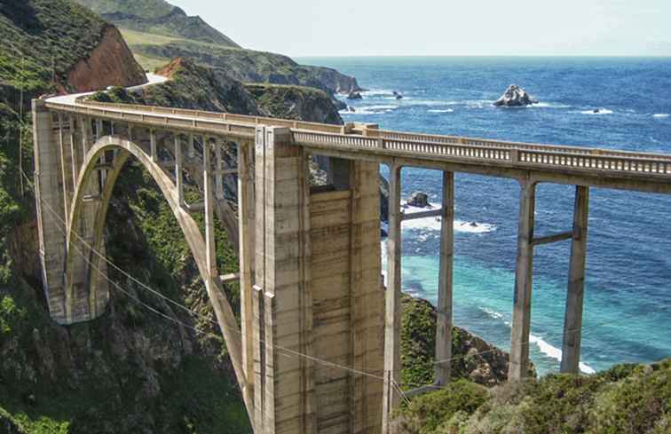 Foto della costa di Big Sur / California