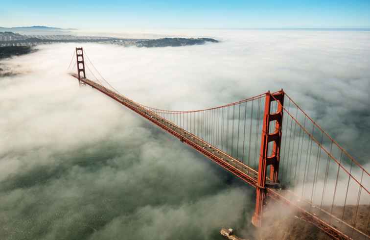 Plaatsen om de beste Golden Gate Bridge-weergave te vinden / Californië