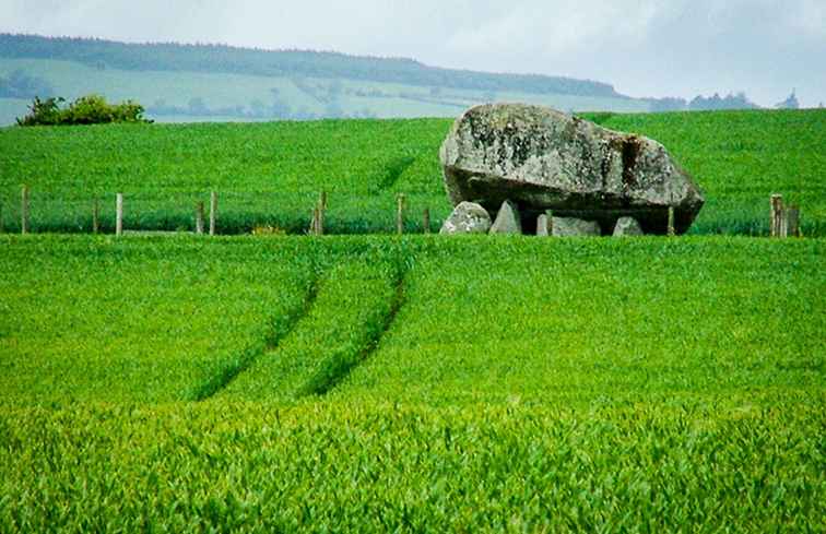 De gigantische Brownshill-dolmen in County Carlow / Ierland