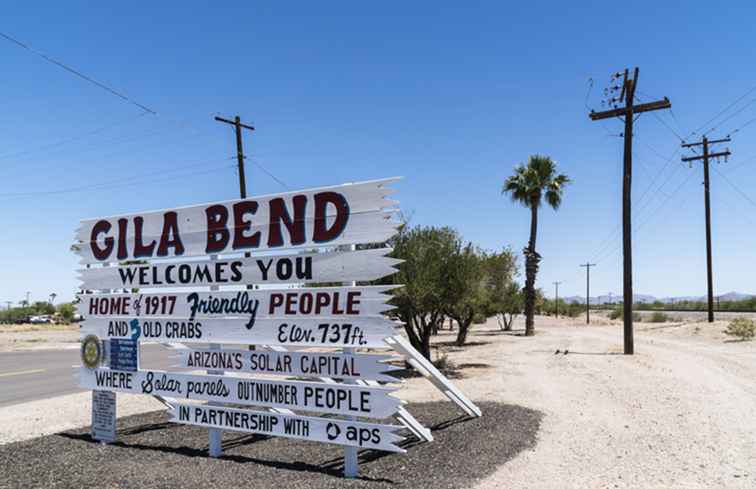 Tempi di viaggio da Gila Bend a Phoenix e altre città dell'Arizona / Arizona