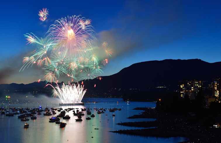 Dónde ver la celebración de fuegos artificiales ligeros en Vancouver