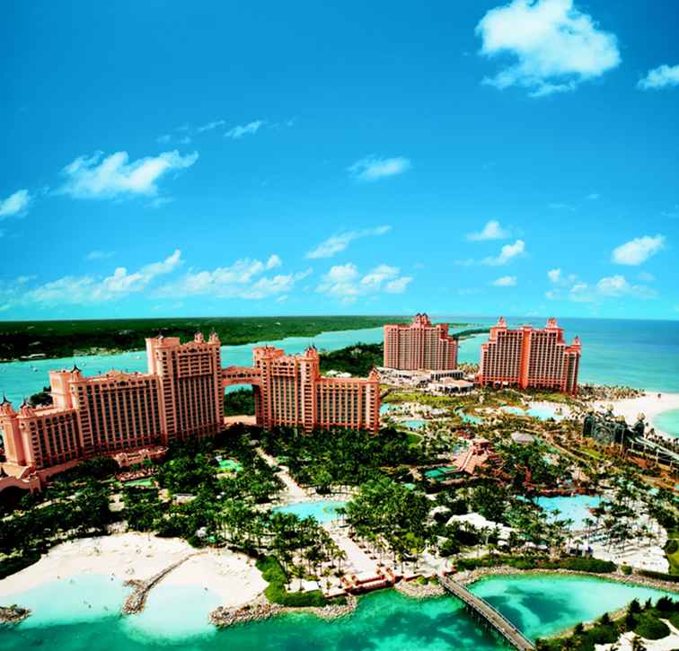 Atlantis Paradise Island Hotels, parchi acquatici, delfini e altro! / Bahamas
