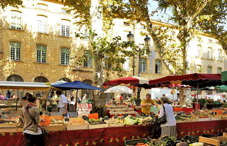 Bästa marknaderna i Provence och södra Frankrike / frankrike