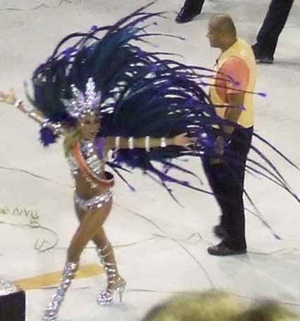 Carnaval Samba Parade in Rio de Janeiro - Sambodromo Parade Stadium